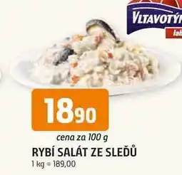 Trefa RYBÍ SALÁT ZE SLEĎŮ 100g nabídka
