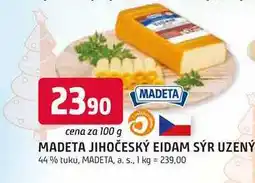 Trefa MADETA JIHOČESKÝ EIDAM SÝR UZENÝ 44% tuku 100g nabídka