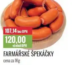 Ratio Farmářské špekáčky nabídka