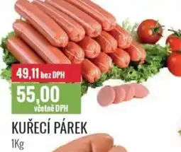 Ratio Kuřecí párek nabídka