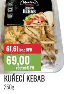 Ratio Kuřecí kebab nabídka