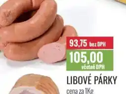 Ratio Libové párky nabídka