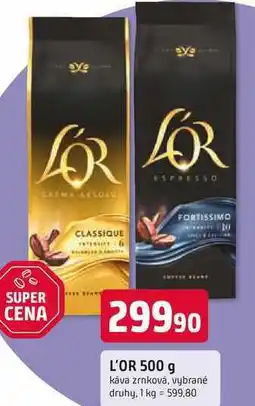 Trefa L'OR 500 g káva zrnková nabídka