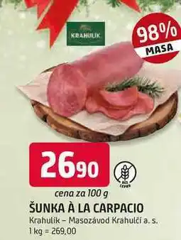 Trefa ŠUNKA À LA CARPACIO 100g nabídka
