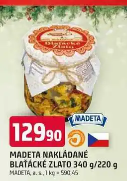 Trefa MADETA NAKLÁDANÉ BLAŤÁCKÉ ZLATO 340 g/220 g nabídka