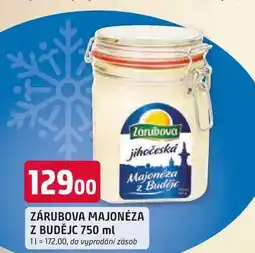 Trefa ZÁRUBOVA MAJONÉZA Z BUDĚJC 750 ml nabídka