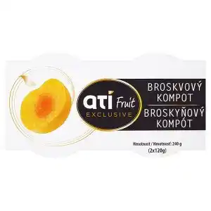Trefa ATI Fruit Exclusive Broskvový kompot 2 x 120g nabídka