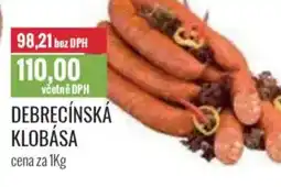 Ratio Debrecínská klobása nabídka