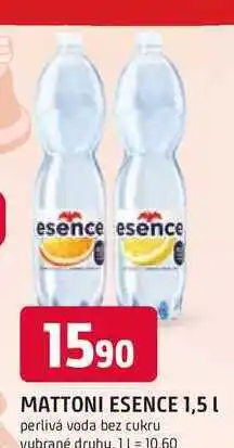 Trefa MATTONI ESENCE 1,5 L nabídka