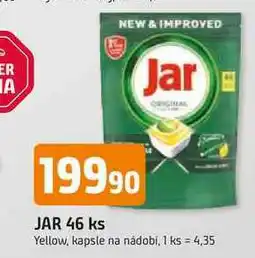 Trefa JAR 46 ks Jar Yellow, kapsle na nádobí nabídka