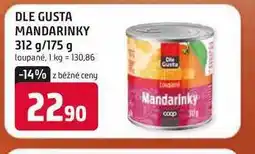 Trefa DLE GUSTA MANDARINKY 312 g/175 g nabídka