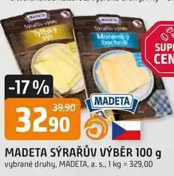Trefa MADETA SÝRAŘŮV VÝBĚR 100 g nabídka