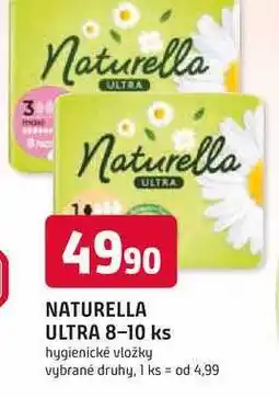 Trefa NATURELLA ULTRA 8-10 ks hygienické vložky nabídka