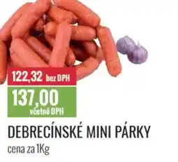 Ratio Debrecínské mini párky nabídka