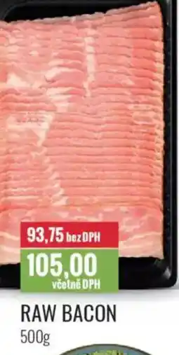 Ratio Raw bacon nabídka