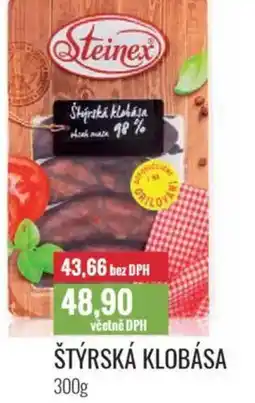 Ratio Steinex Štýrská klobása nabídka