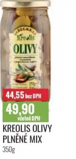 Ratio Kreolis olivy plněné mix nabídka