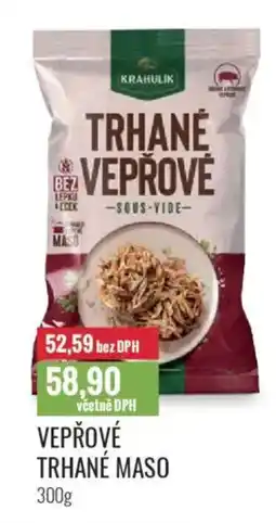 Ratio KRAHULIK Vepřové trhané maso nabídka