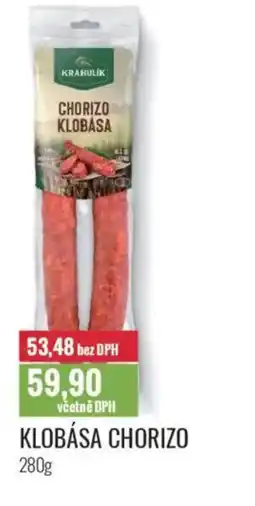 Ratio KRAHULIK Klobása chorizo nabídka