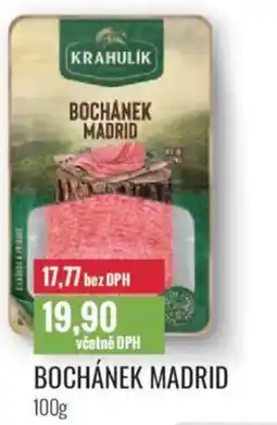Ratio KRAHULIK Bochánek madrid nabídka