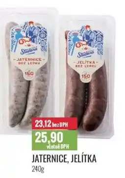 Ratio Jaternice, jelítka nabídka