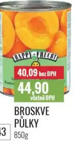 Ratio Broskve půlky nabídka