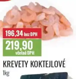 Ratio Krevety koktejlové nabídka