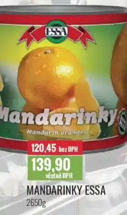 Ratio Mandarinky essa nabídka