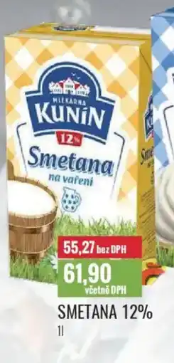 Ratio Smetana 12% nabídka