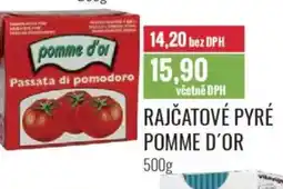 Ratio Rajčatové pyré pomme d'or nabídka