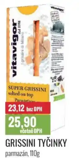 Ratio Grissini tyčinky parmazán nabídka