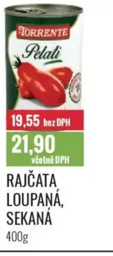 Ratio Rajčata loupaná. sekaná nabídka