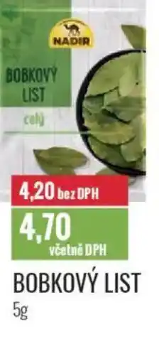 Ratio NADIR Bobkový list nabídka