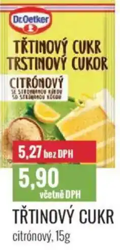 Ratio Dr.Oetker Třtinový cukr citrónový nabídka