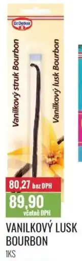 Ratio Dr. Oetker Vanilkový lusk bourbon nabídka