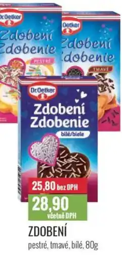 Ratio Dr.Oetker Zdobení pestré, tmavé, bílé nabídka