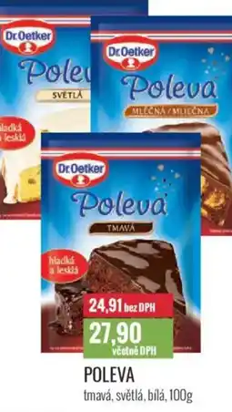 Ratio Dr.Oetker Poleva tmavá, světlá, bílá nabídka