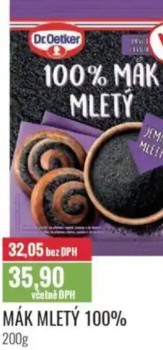 Ratio Dr.Oetker Mák mletý 100% nabídka