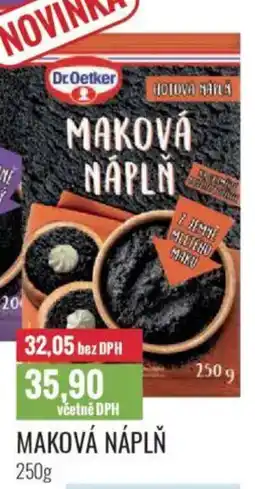 Ratio Dr.Oetker Maková náplň nabídka