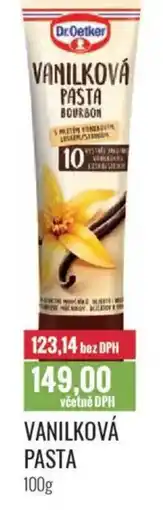 Ratio Dr.Oetker Vanilková pasta nabídka