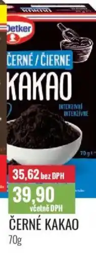 Ratio Dr.Oetker Černé kakao nabídka