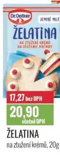 Ratio Dr.Oetker Želatina na ztužení krémů nabídka