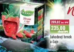 Ratio Jahodový hrnek a čaje nabídka