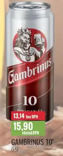 Ratio Gambrinus 10° nabídka