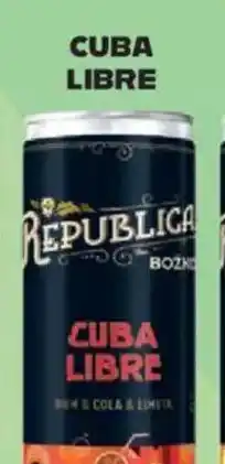 Ratio REPUBLICA Cuba libre nabídka
