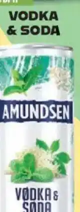 Ratio AMUNDSEN Vodka & soda nabídka