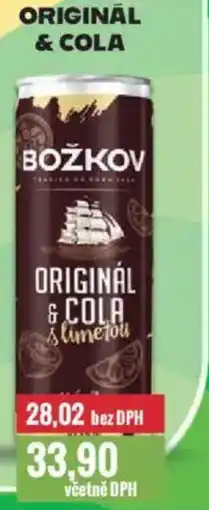 Ratio BOŽKOV Originál & cola nabídka