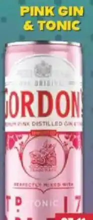 Ratio Pink gin & tonic nabídka