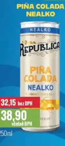 Ratio REPUBLICA Piña colada nealko nabídka