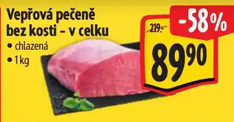 Vepřová pečeně bez kosti - v celku
